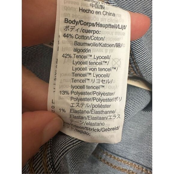 Madewell size 36 Maternity Skinny Jean Danny Wash Full Belly Cover Jeggings New - Picture 10 of 11